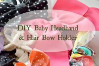 Make Your Own Baby Headband and Hair Bow Organizer
