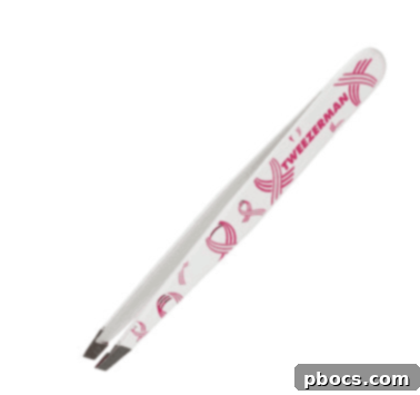 Precision In Pink BCA Slant Tweezer by Tweezerman