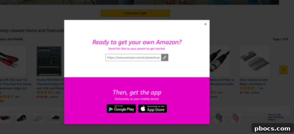 Amazon for Teens Features