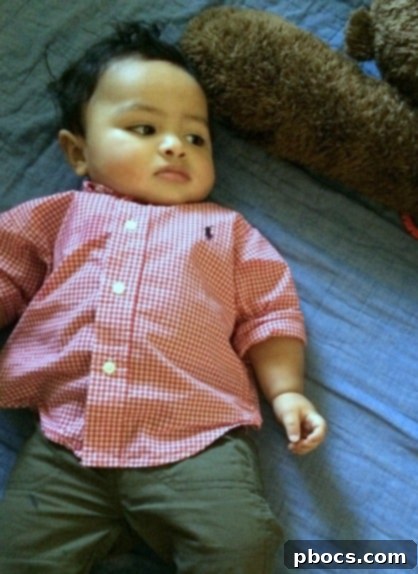 Comfy Chic Baby Joggers 5 Baby boy looking cute and stylish in comfortable jogger pants