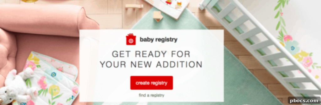 Five Ways To Make Adjusting To Your Newborn Easier Screenshot of Target Baby Registry process, showing user-friendly interface.