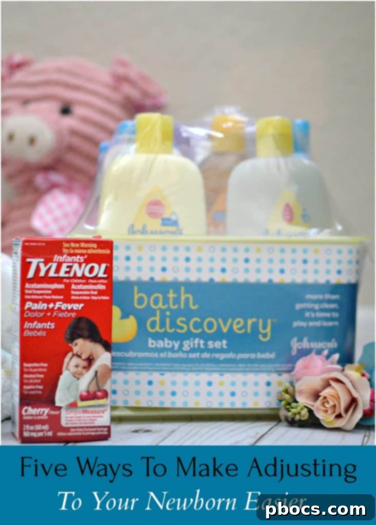 Effortless Entry: 5 Keys to Smooth Newborn Adaptation 6 Mother holding her newborn baby, looking lovingly at her, surrounded by warm light.