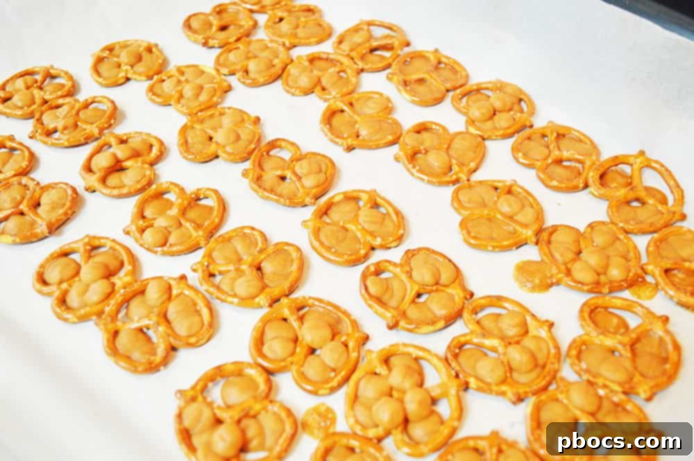 Christmas Caramel Pretzels