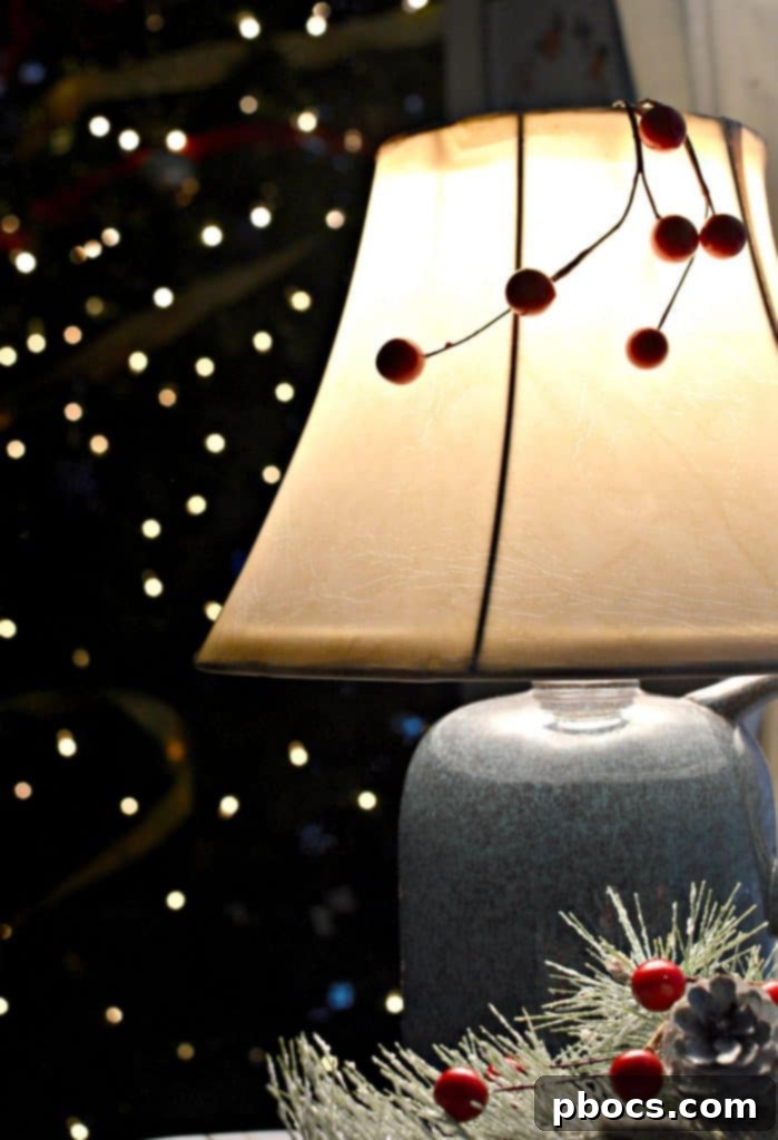 DIY bottle lamp illuminating a desk at night