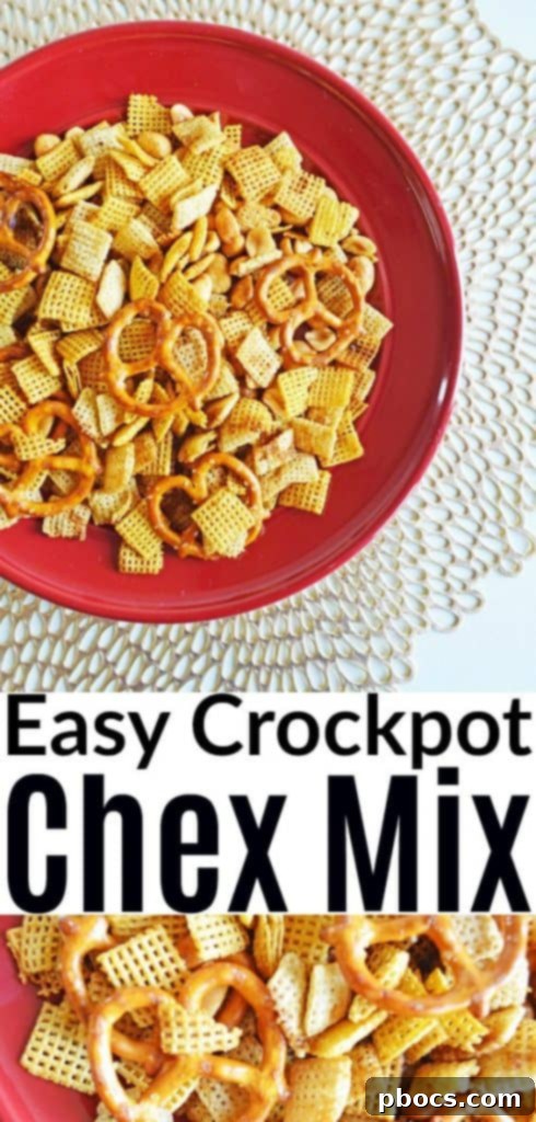 Easy To Make Crockpot Chex Mix Easy To Make Crockpot Chex Mix - detailed recipe image