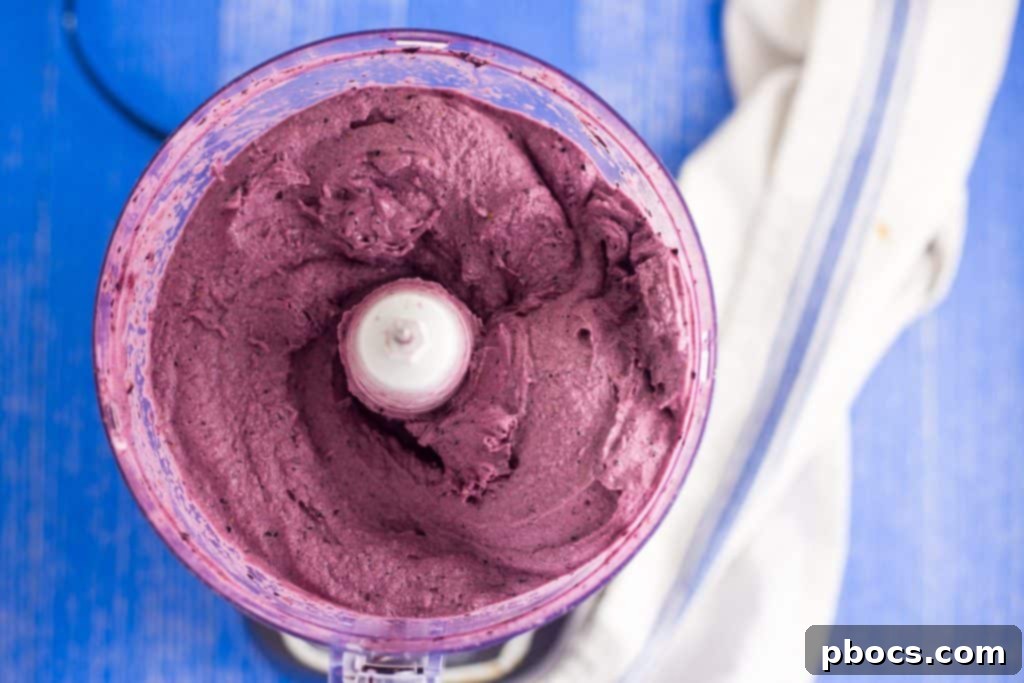Perfectly Blended Blueberry Banana Smoothie - Ready to Serve