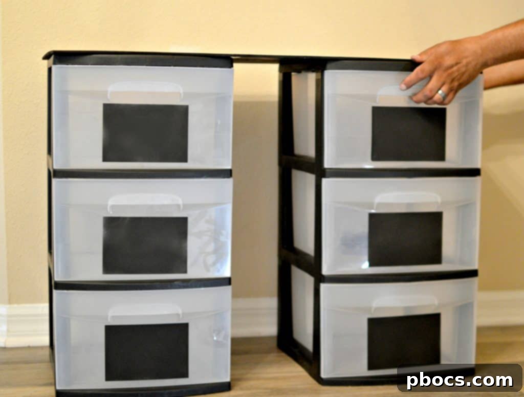 DIY Lunch Box Station drying