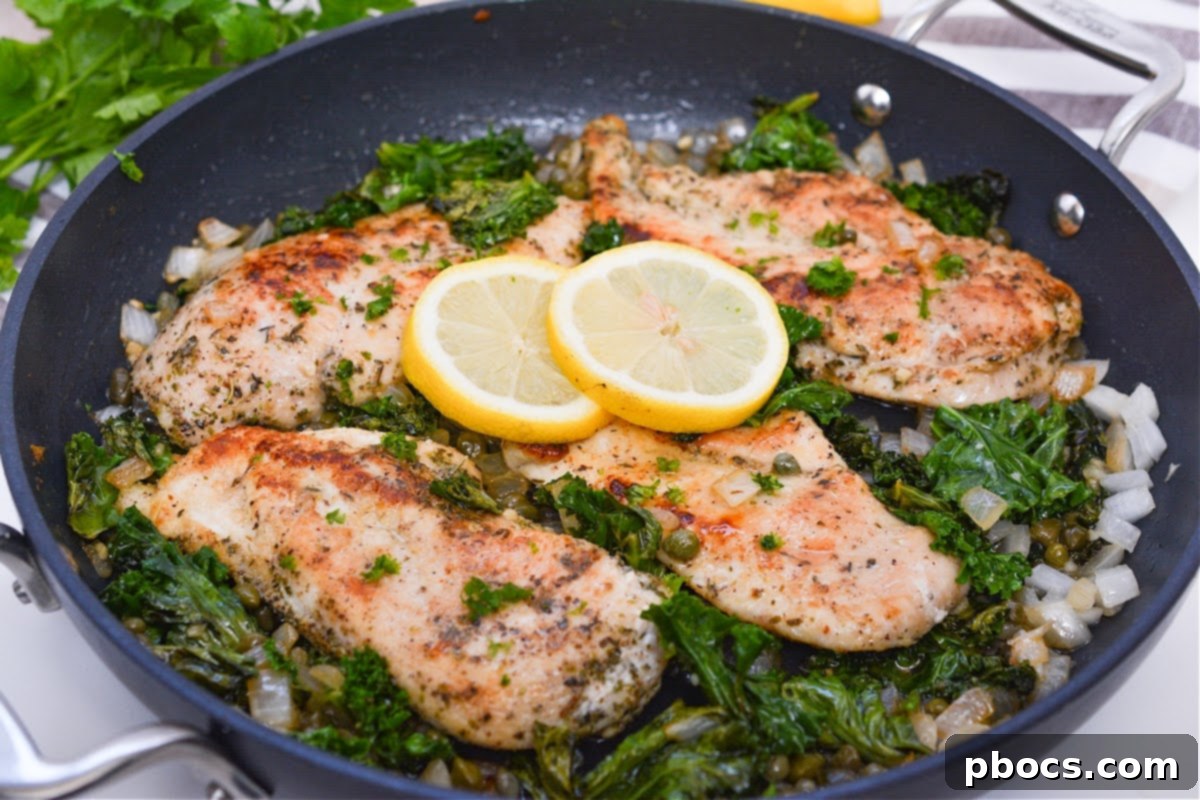 Keto Lemon-Butter Chicken Skillet 11 Keto Chicken Piccata Skillet