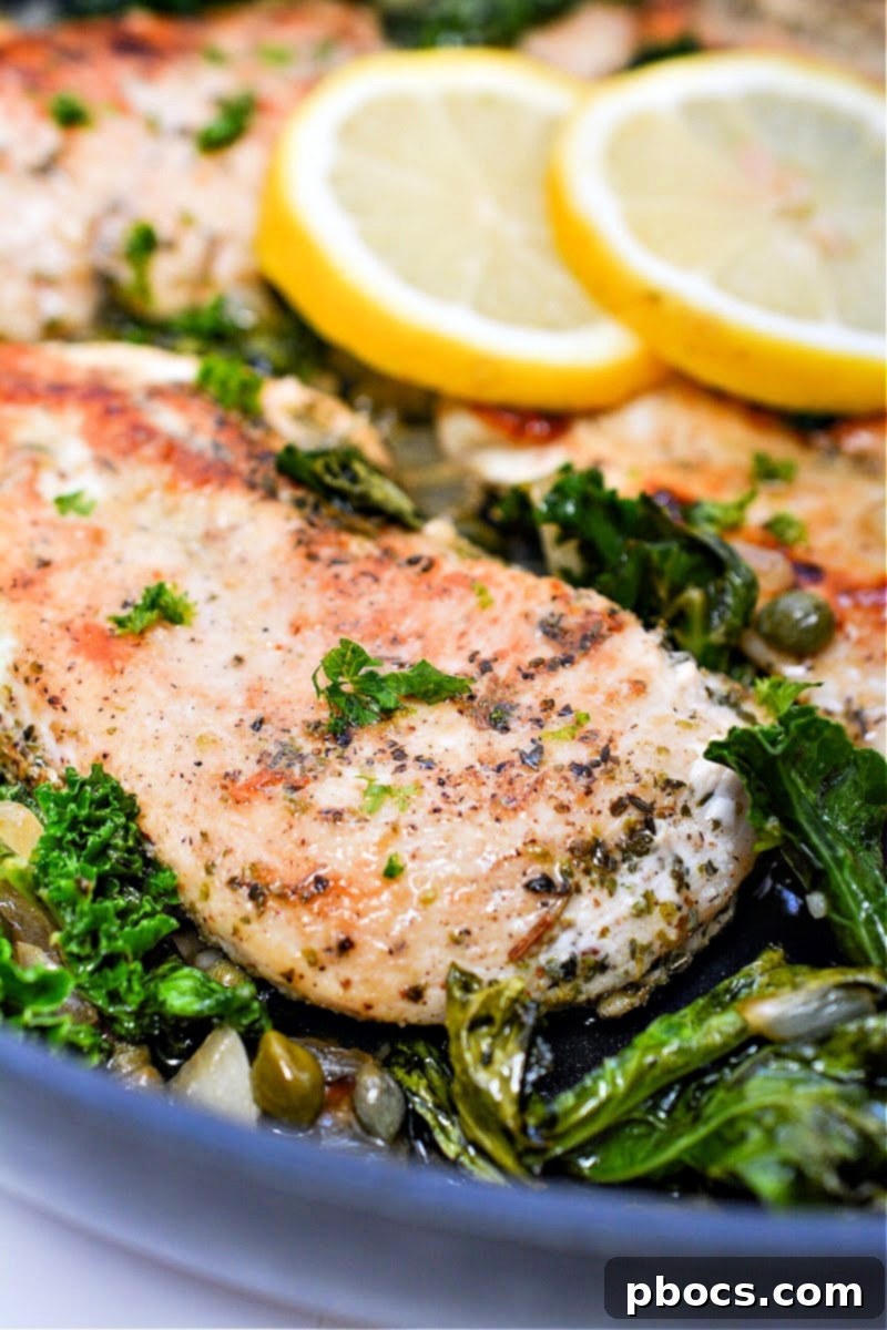 Keto Lemon-Butter Chicken Skillet 6 Serving Keto Chicken Piccata Skillet
