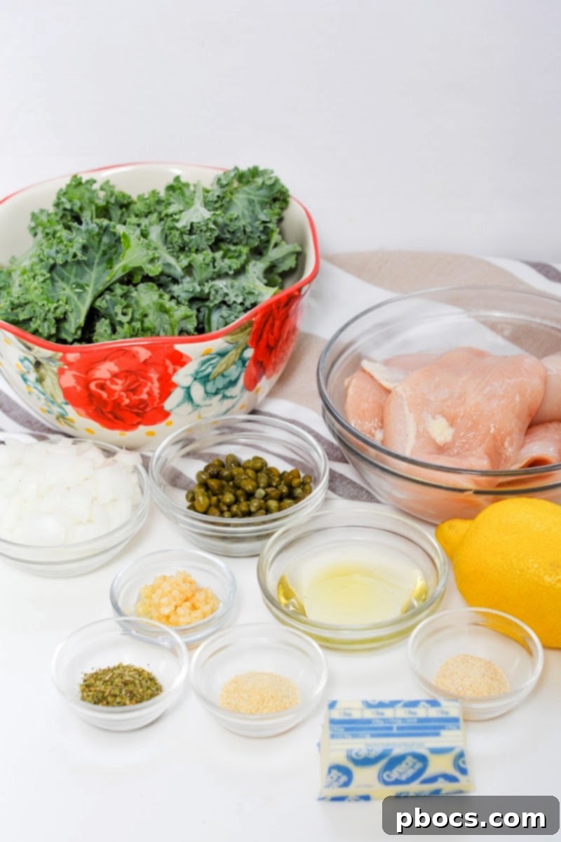 Keto Lemon-Butter Chicken Skillet 8 Keto Chicken Piccata Skillet Ingredients